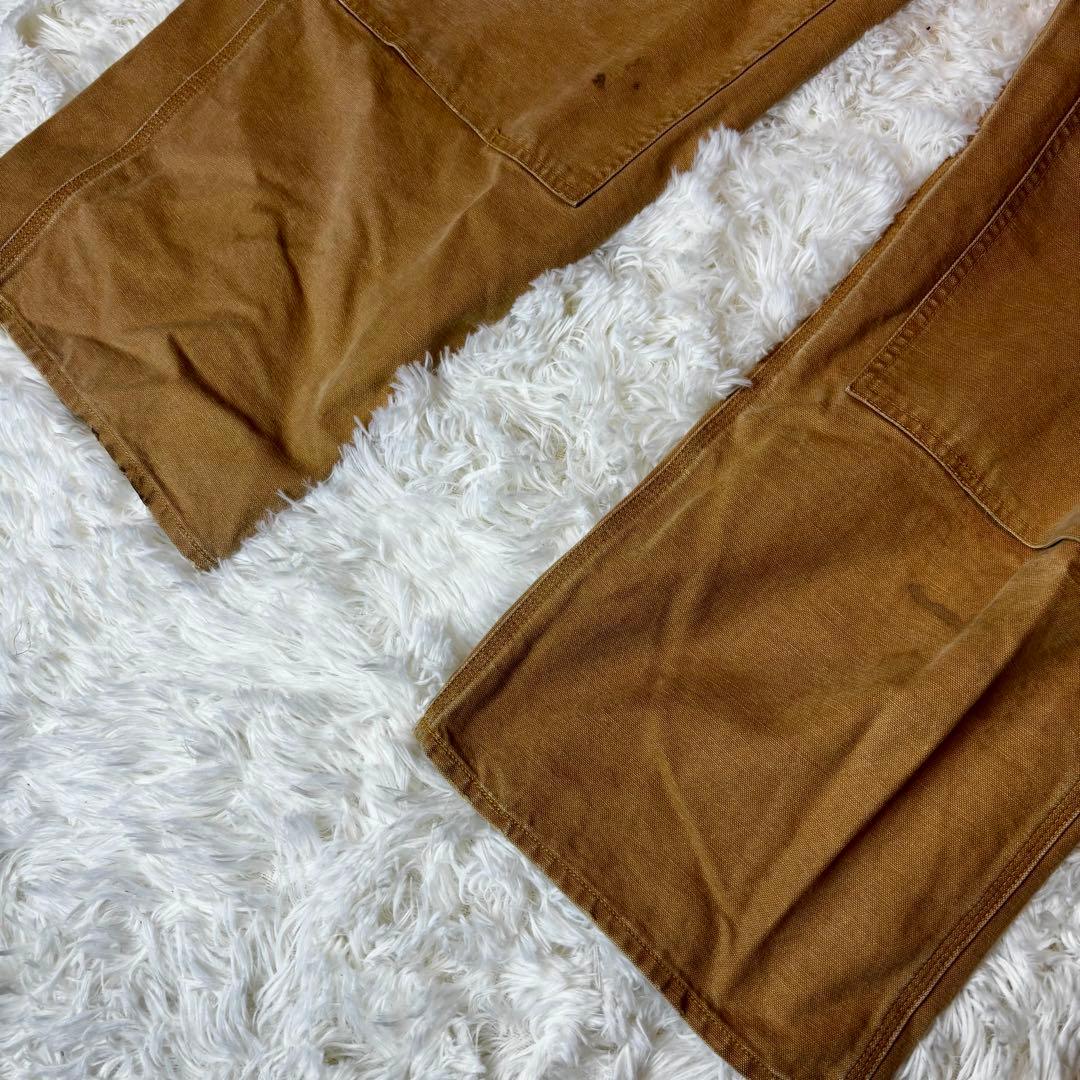 SAINT MICHAEL ヴィンテージ加工 ダブルニー オーバーオール　デニム