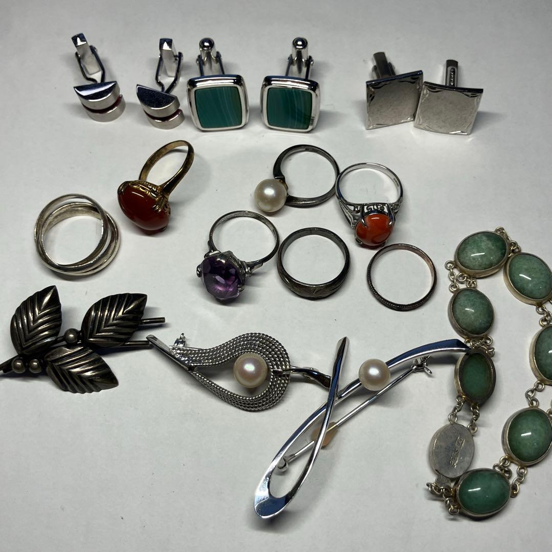 【ALL SILVER】280g まとめ 純銀 925 刻印あり ジャンク銀