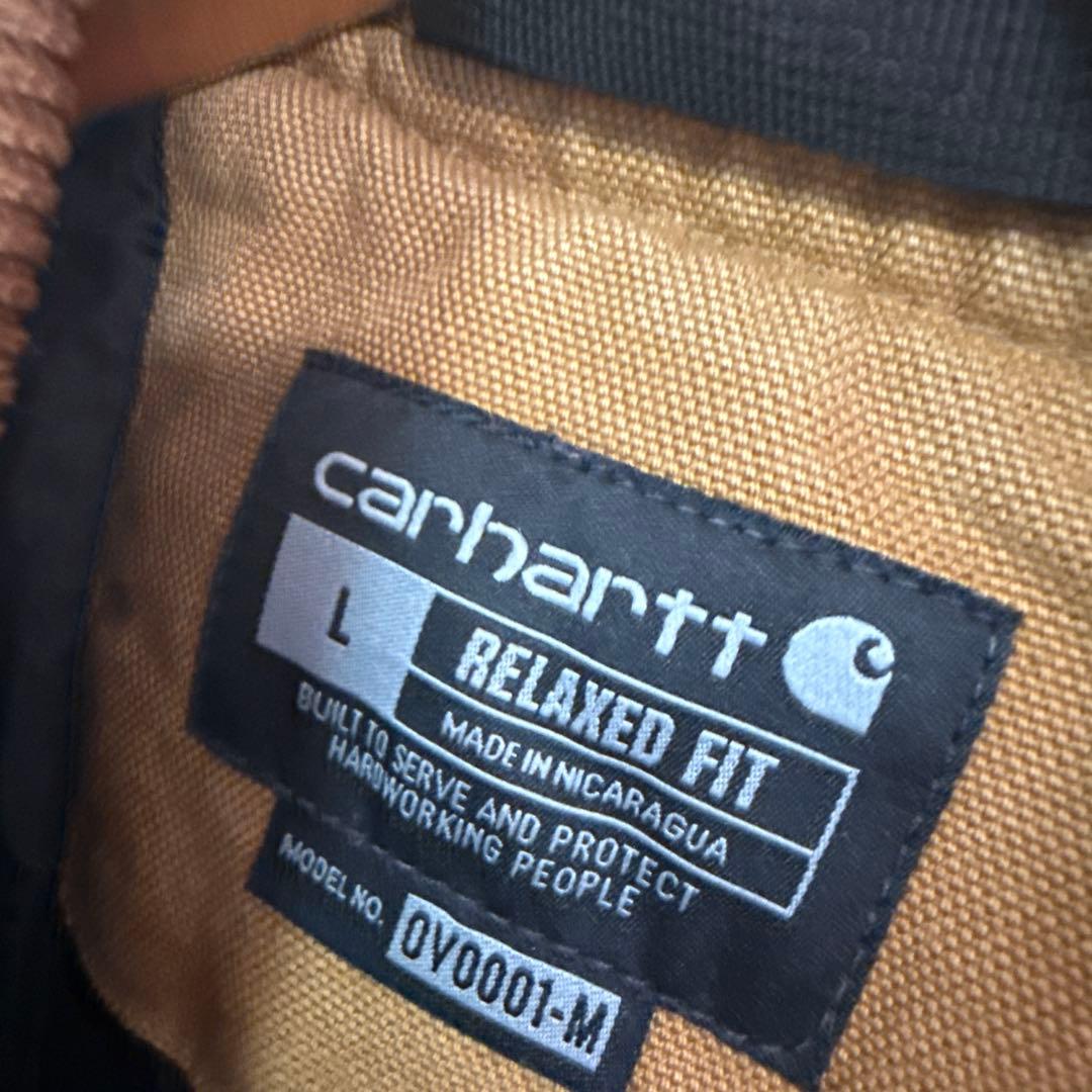 A*o様 カーハートCarhartt ブラウン ダックベスト