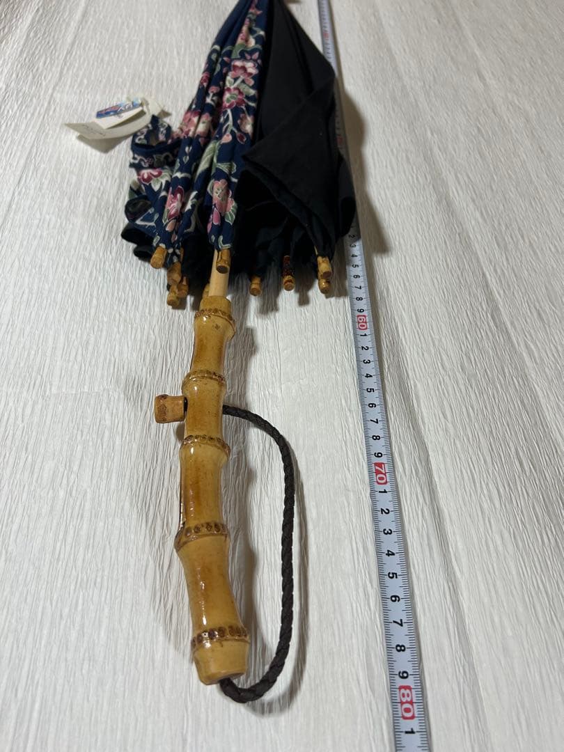 岡重 日傘　京友禅生地　更紗 UVカット 竹製　新品 19,800円