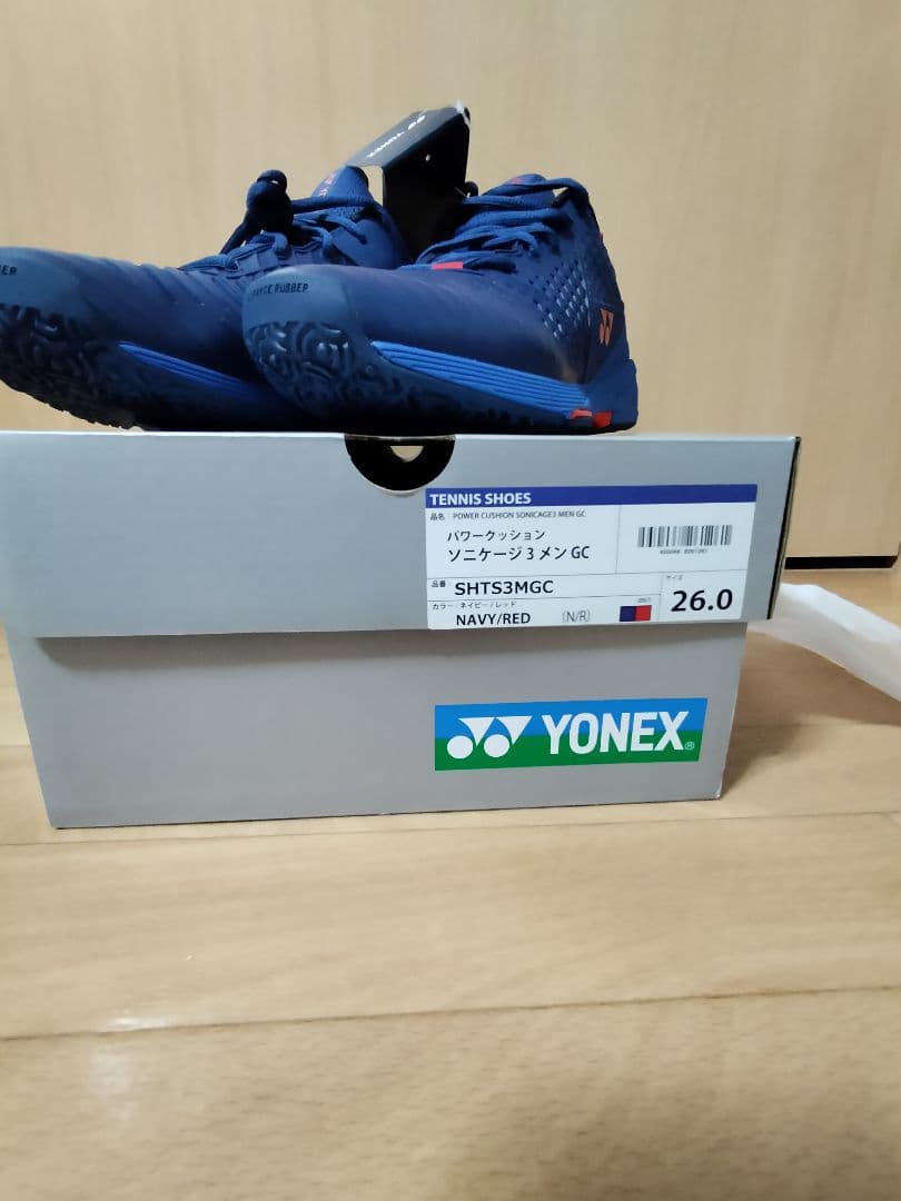 YONEX テニスシューズ ネイビー✕レッド　26.0cm