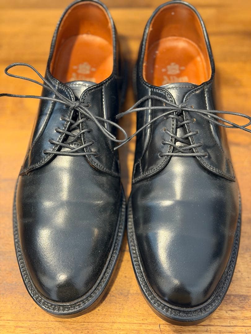 Alden オールデン 9901 ブラック　コードバン　プレーントゥ