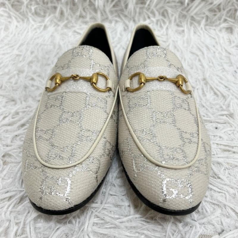 GUCCI ローファー 431467 ヨルダーン GG キャンバス
