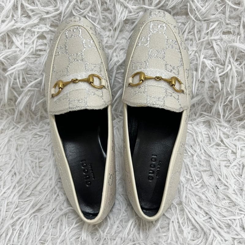 GUCCI ローファー 431467 ヨルダーン GG キャンバス