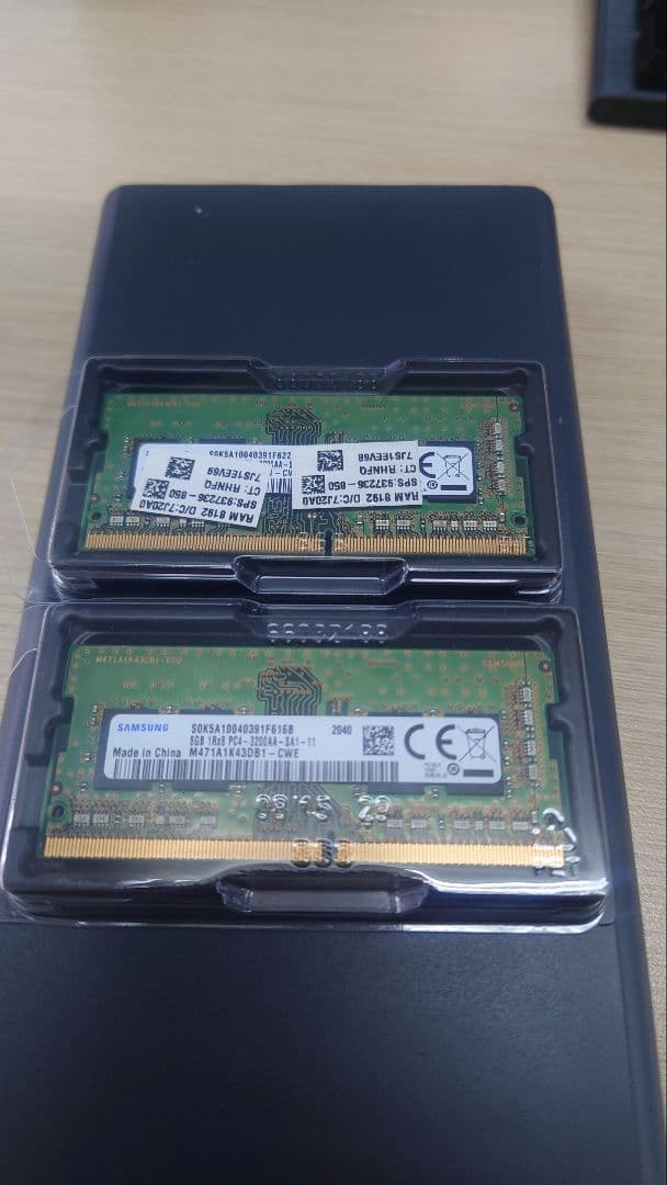 Samsung DDR4 メモリー 8GB 3200MHz