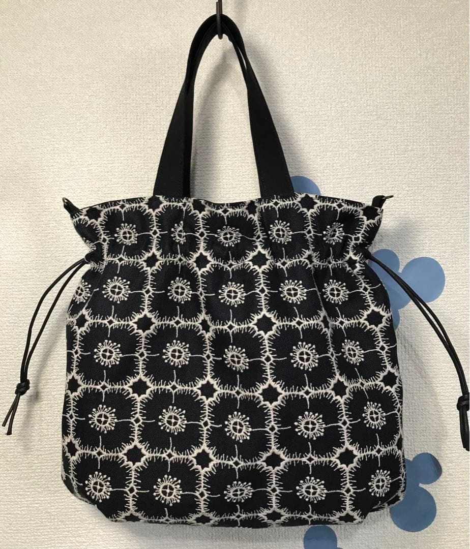 巾着バッグ×ミナペルホネン