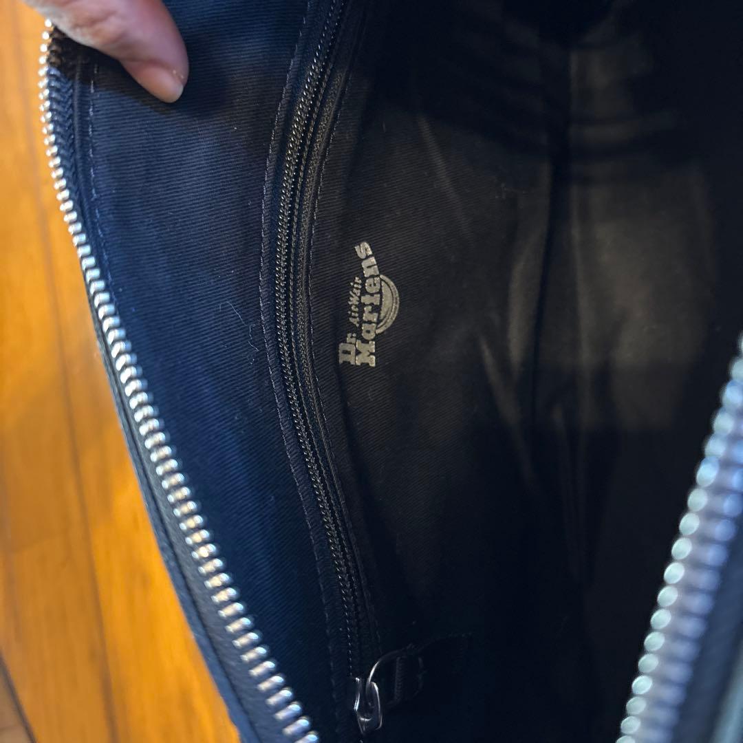 Dr.Martens レオパード柄ヘアオンレザートップハンドルバッグ