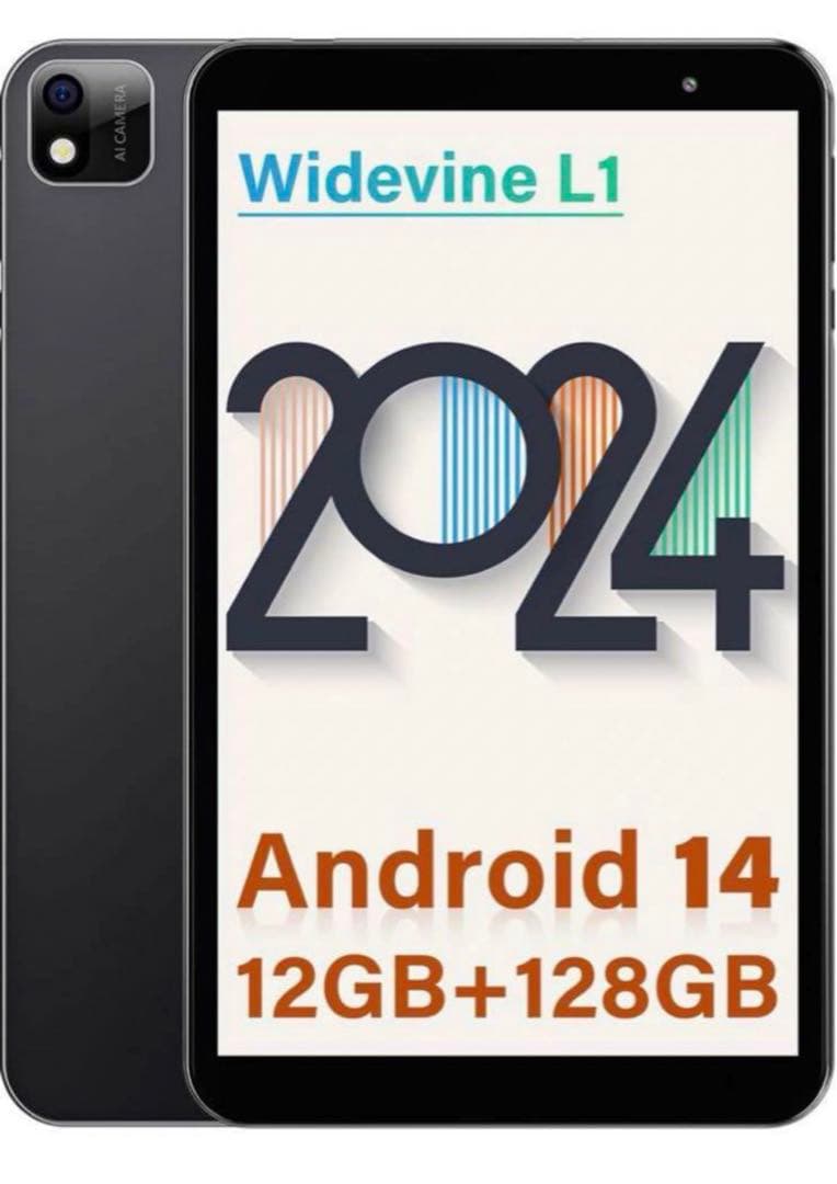 タブレット　Android 14 8コア CPU 12GB+128GB