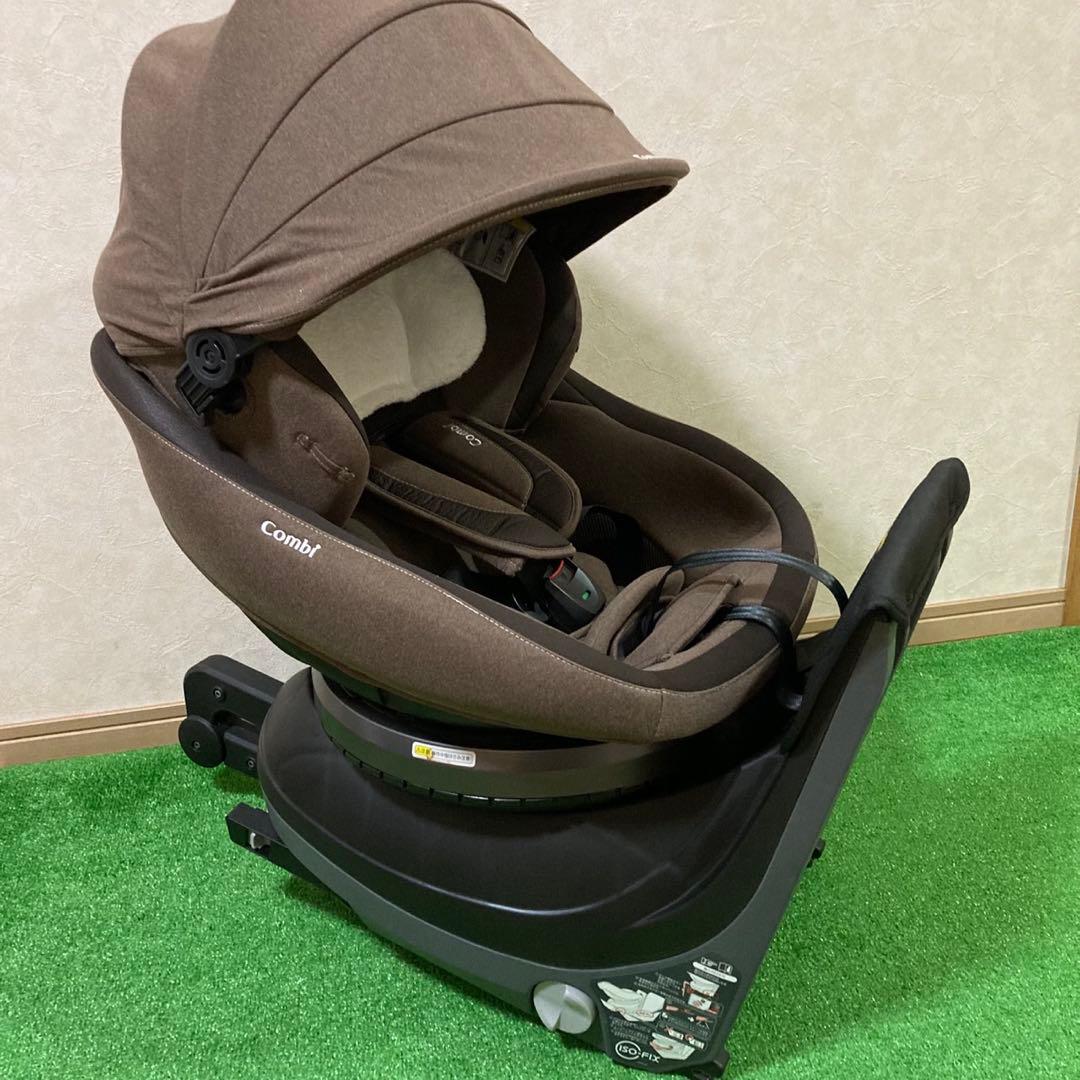 【美品】Combi クルムーヴスマート ISOFIX JJ-650 ブラウン