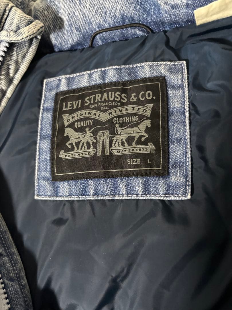 北*空様 Levi'sリーバイス　デニムダウンジャケット　SUPER PUFFE