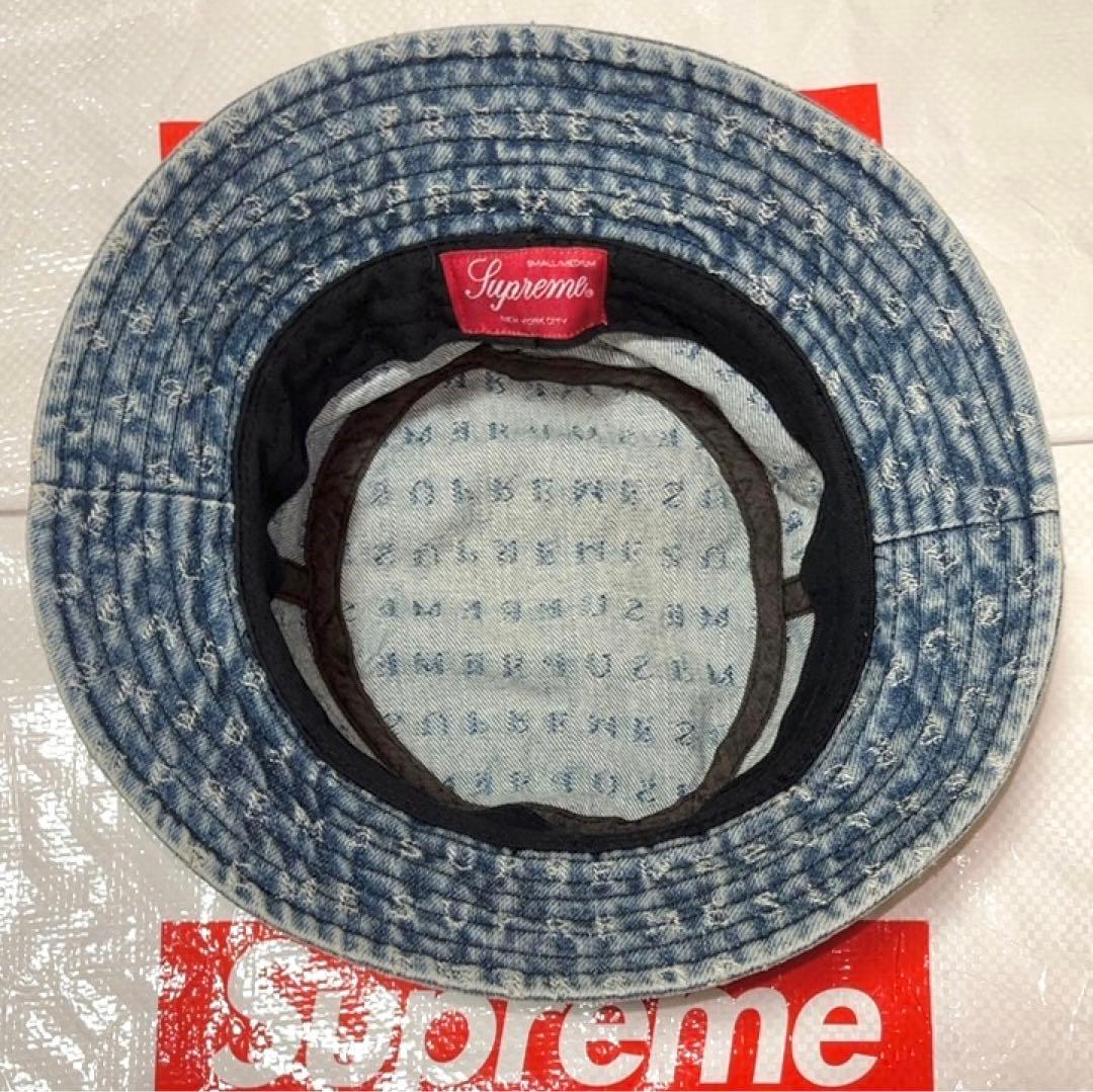 帽子 Supreme Jacquard Logos Denim Crusher Hat