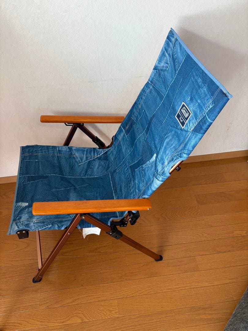 コールマン　モンロー　インディゴ　デニム調チェアー　希少！冬キャン！