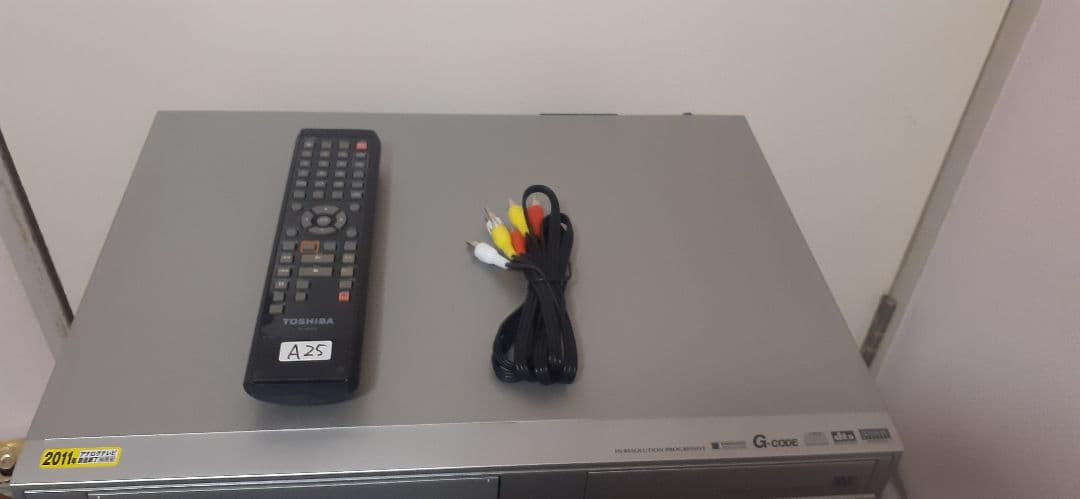 A25 東芝 D-VR5ビデオ一体型DVDレコーダーVHS～DVDにダビングに。