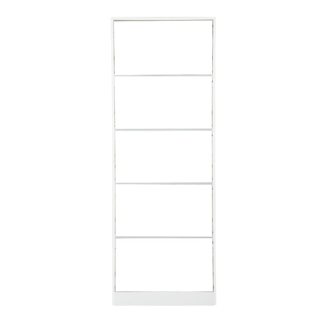 【鏡タイプ】下駄箱5段 シューズラック 玄関収納 スリムタイプ 靴収納ラック