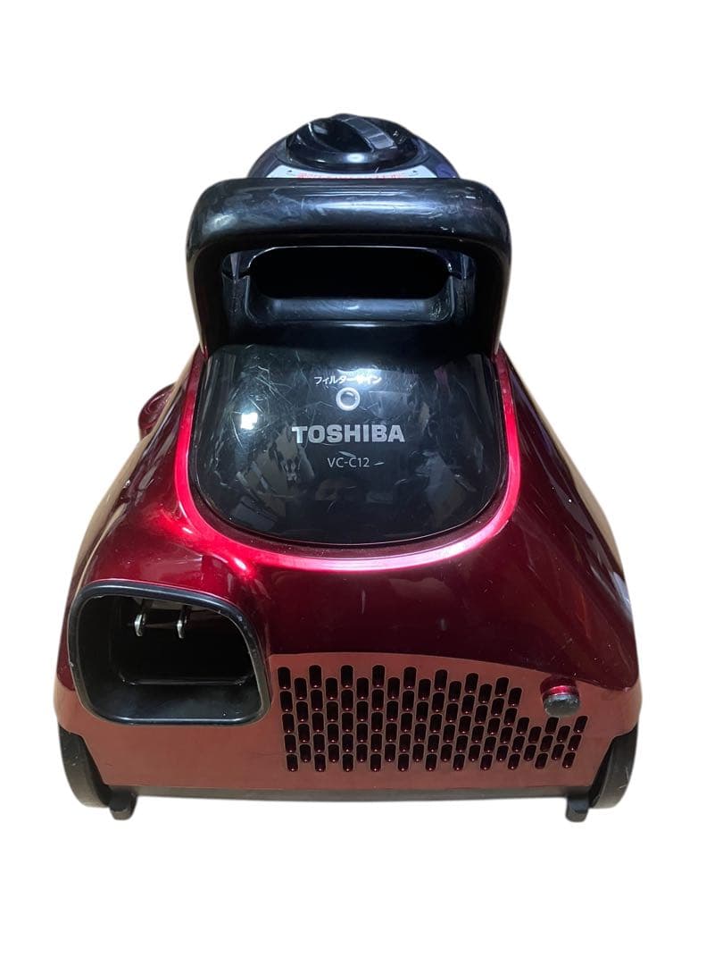 TOSHIBA 東芝　サイクロン掃除機VC-C12 (R) 13年製　保証付き