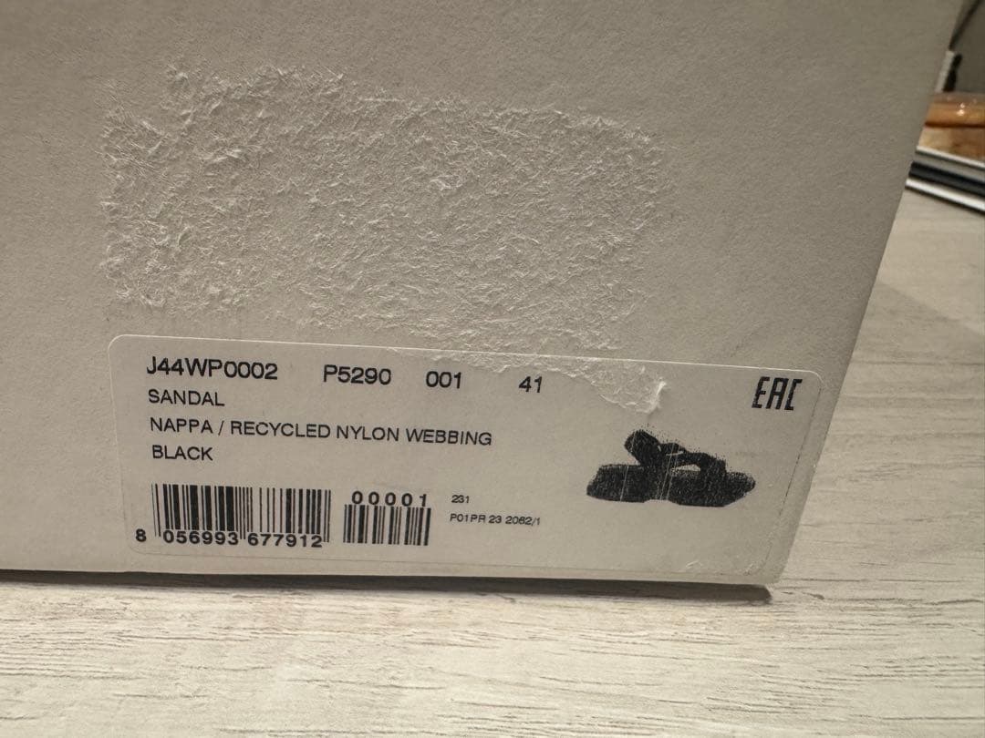 JIL SANDER プラットフォームレザーサンダル