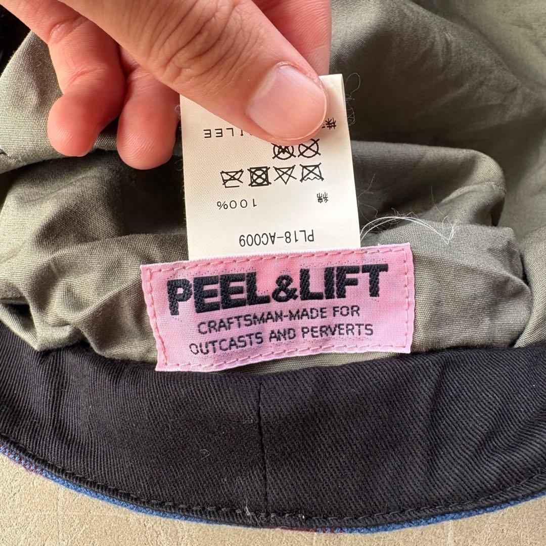PEEL&LIFT casquette エリオットタータンチェック