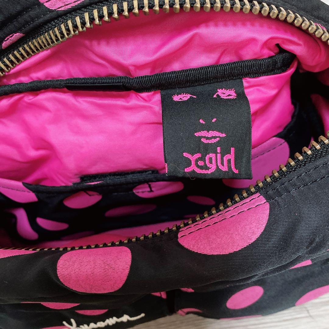 希少✨ポーター　x-girl　XLARGE　ボディバッグ　ドット　草間彌生