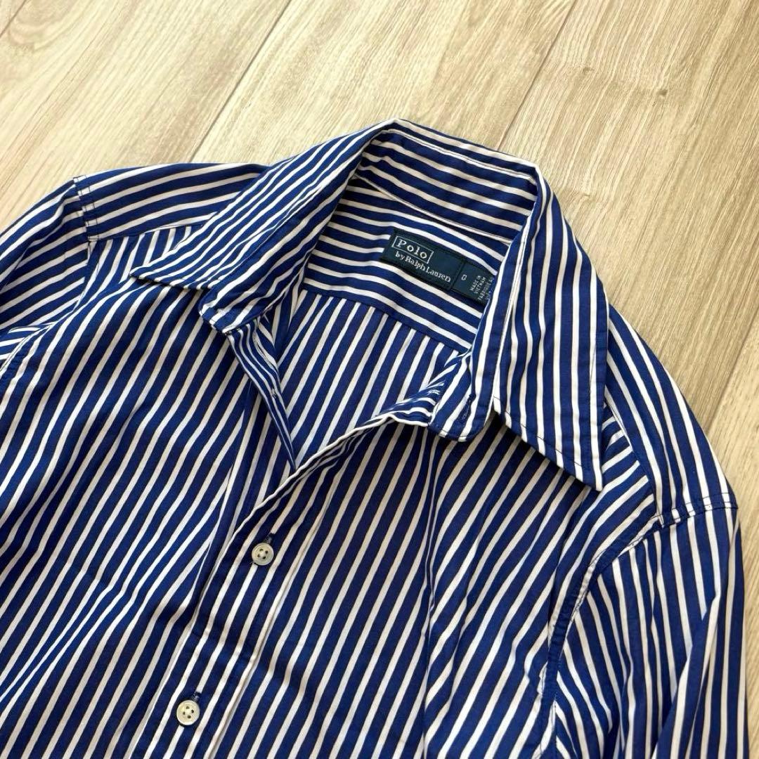 【極美品】ポロラルフローレン 24SS シャツワンピース ロング丈 ベルト付 0