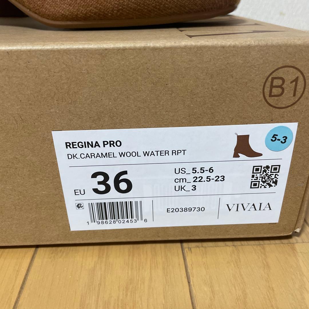 【み。】VIVAIA スクエアトゥ撥水加工ショートブーツ