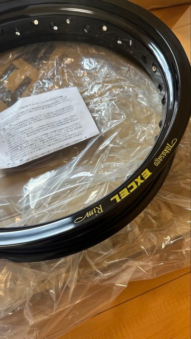 EXCELリムF19インチ&EXCELリムR18インチ&シンコーRタイヤ