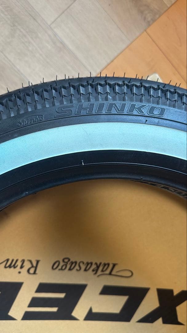 EXCELリムF19インチ&EXCELリムR18インチ&シンコーRタイヤ