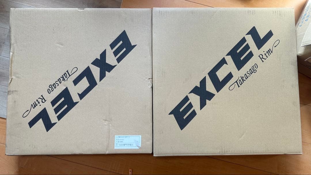 EXCELリムF19インチ&EXCELリムR18インチ&シンコーRタイヤ