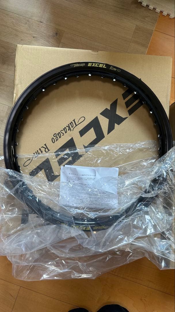 EXCELリムF19インチ&EXCELリムR18インチ&シンコーRタイヤ