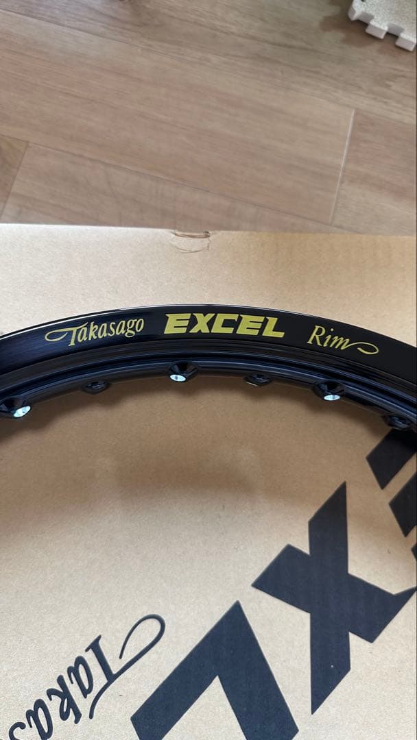 EXCELリムF19インチ&EXCELリムR18インチ&シンコーRタイヤ