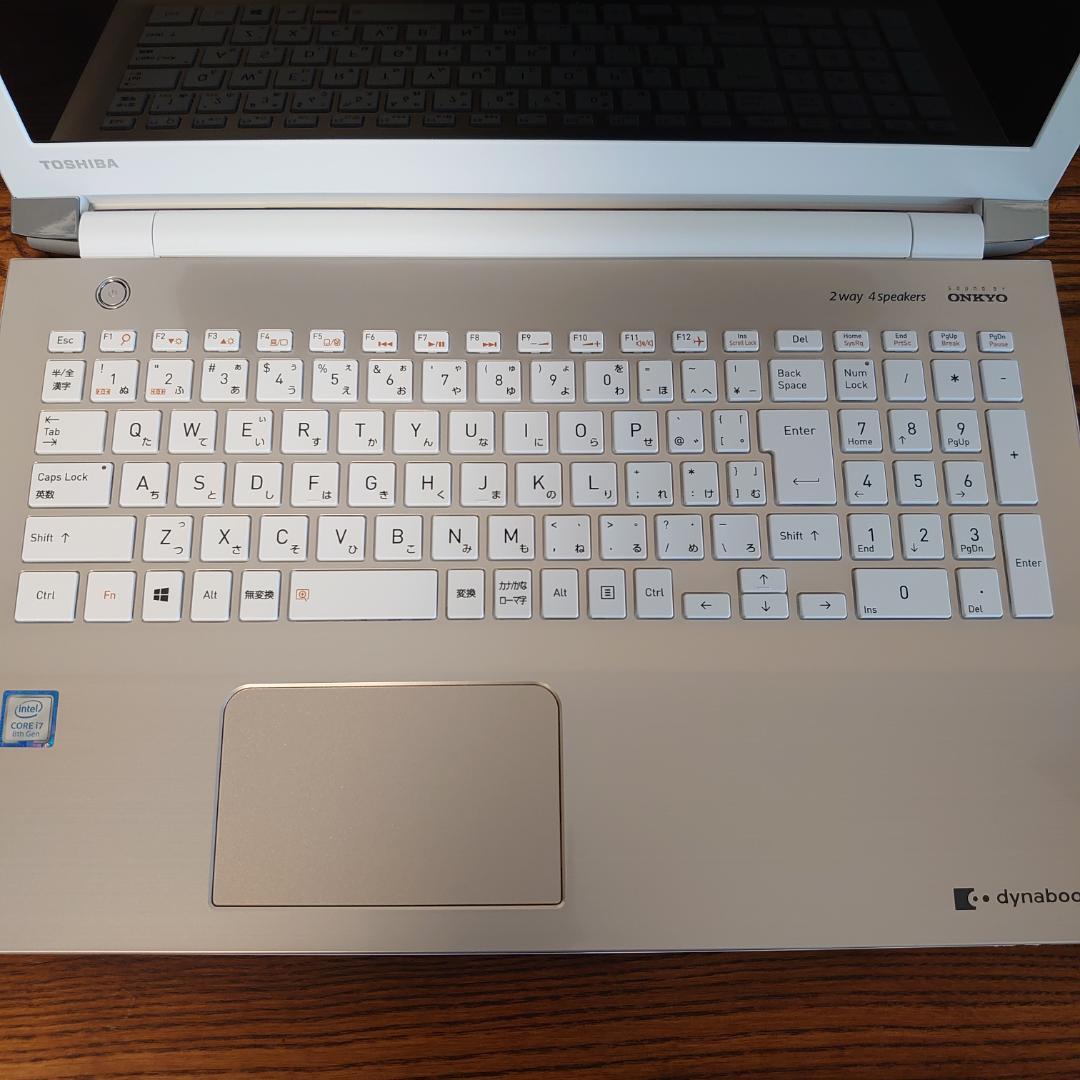 美品 dynabook Windows11 Corei7 RAM16GB SSD