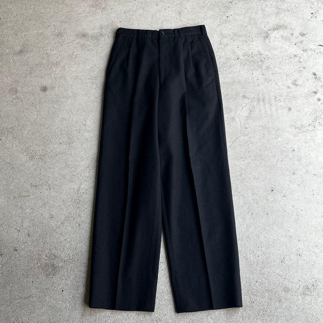 90's コムデギャルソンオム 田中オム ウールスラックス ブラック