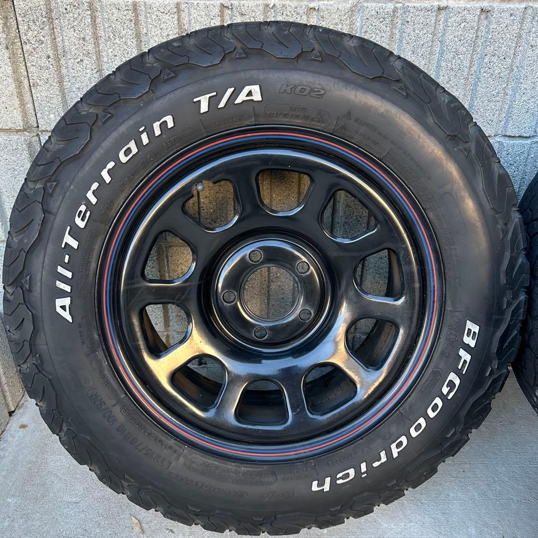 BFグッドリッチ デイトナSS ホイールセット　16インチ　RAV4 デリカD5