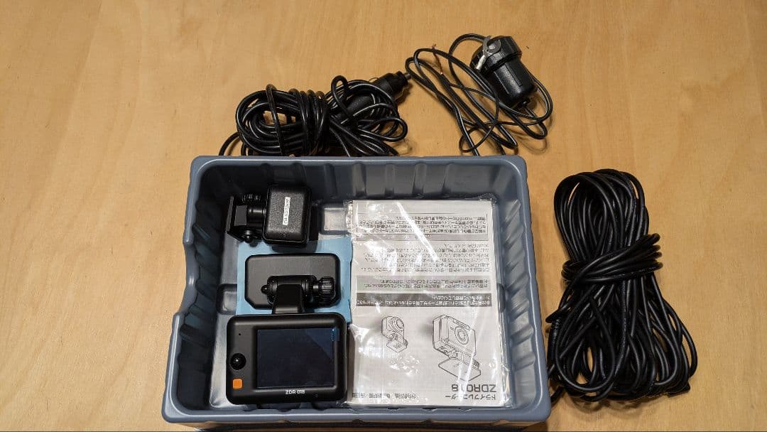 未使用品 COMTECコムテック ZDR018 前後2カメラ ドライブレコーダー