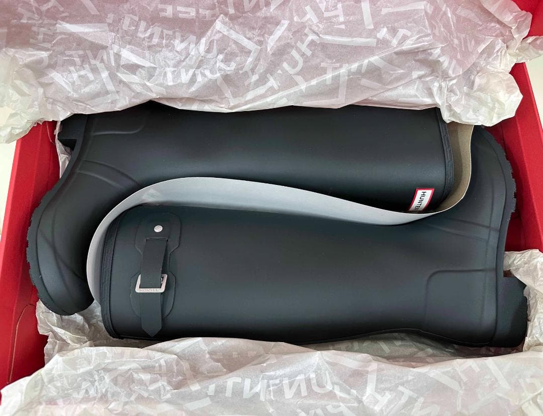 新品 25cm ★ ハンター オリジナル ツアートール レインブーツ ブラック