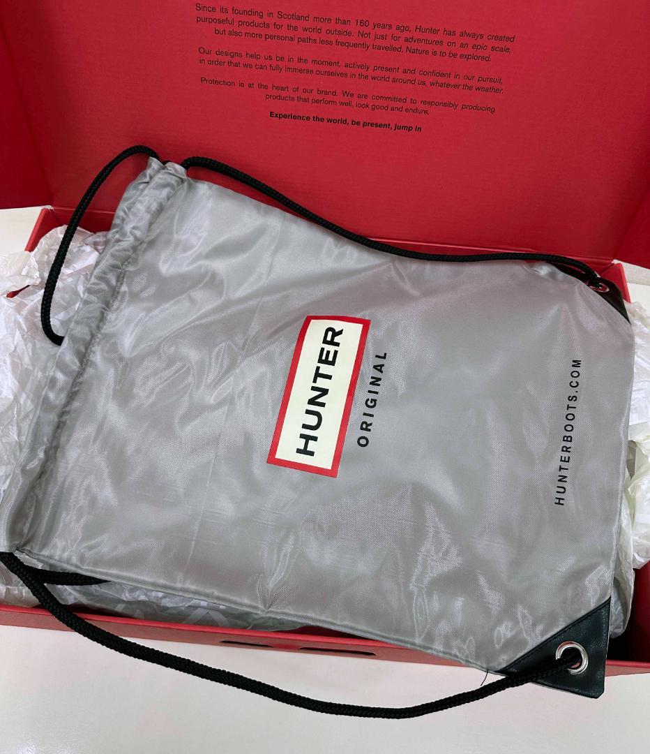 新品 25cm ★ ハンター オリジナル ツアートール レインブーツ ブラック