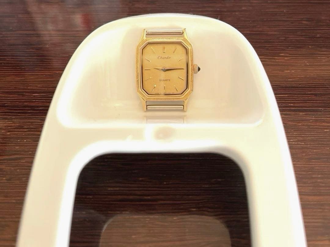 【ジャンク品】☆オリエント シャンドール 14K×SS クォーツ ☆トップのみ