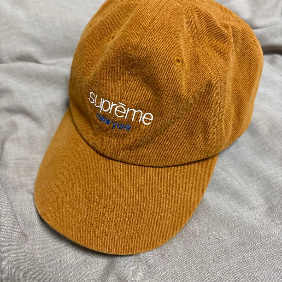 supreme シュプリーム　new york　クラシックロゴキャップ　ブラウン