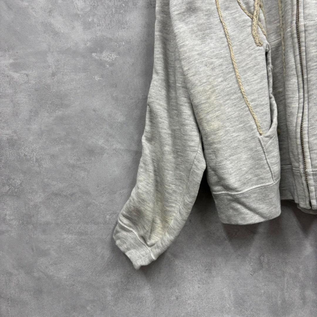 keisuke kanda ニット装飾 象ワンポイントパーカー　 N1163