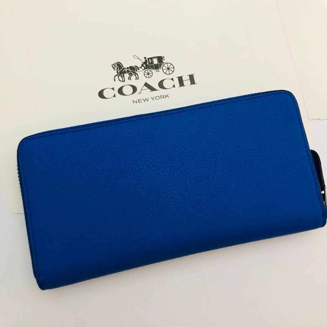 COACH レディース用長財布 コーチ新品財布　ブルー
