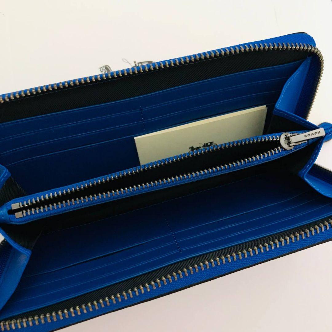 COACH レディース用長財布 コーチ新品財布　ブルー
