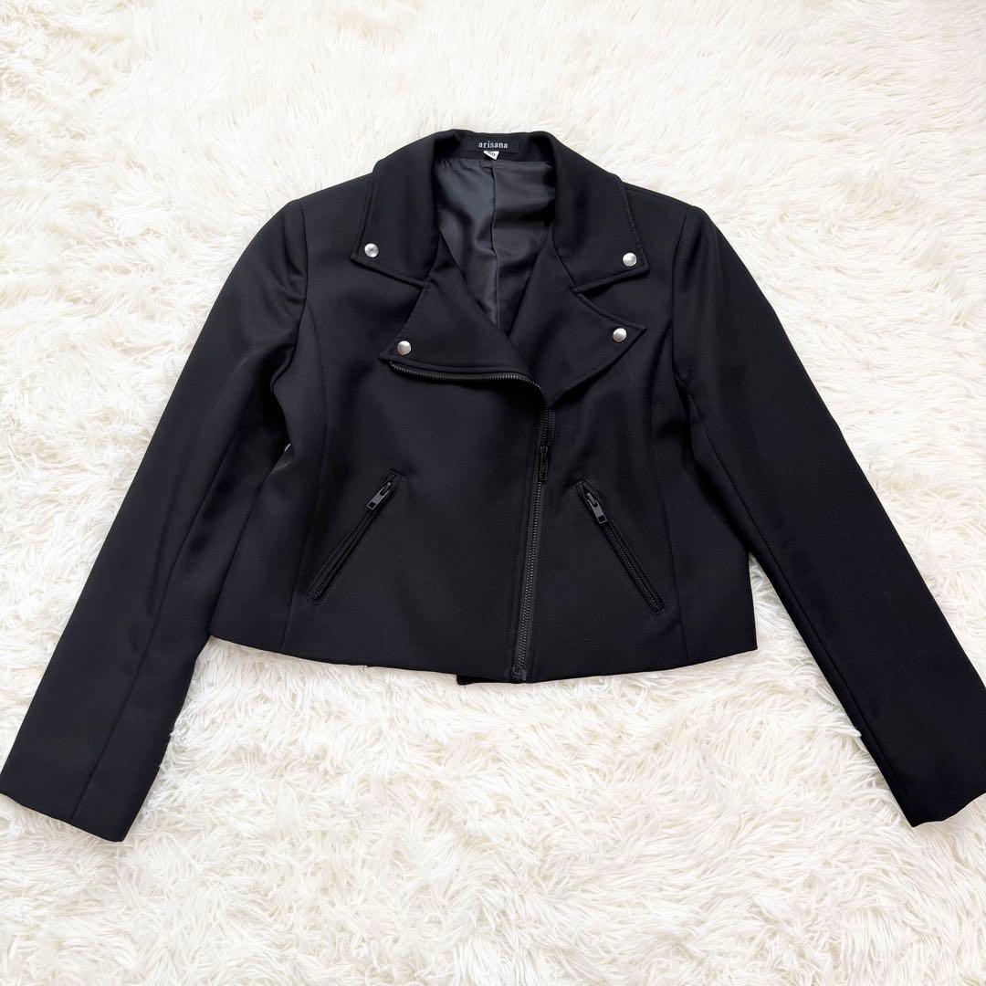 【美品】アリサナ　卒業式スーツ6点セット　ライダース　160