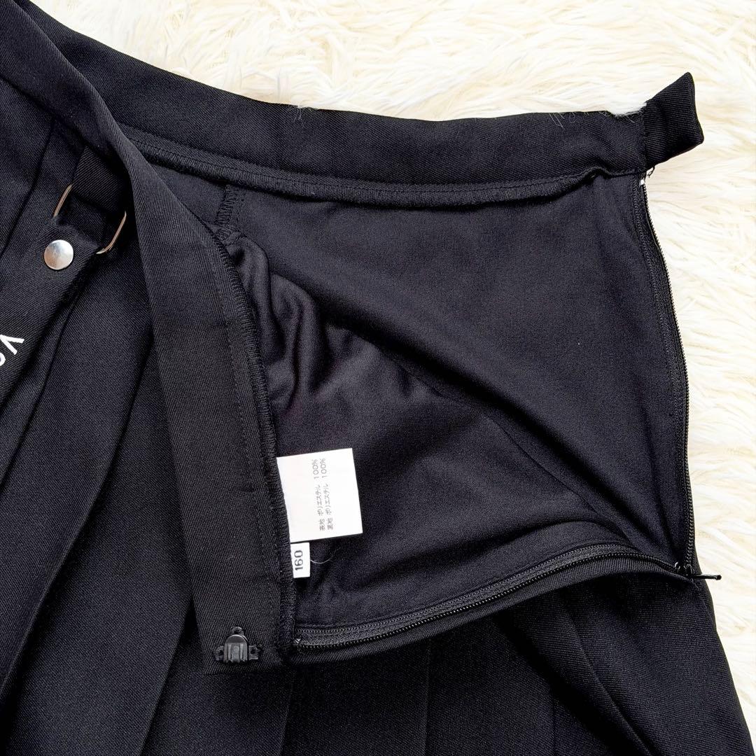 【美品】アリサナ　卒業式スーツ6点セット　ライダース　160