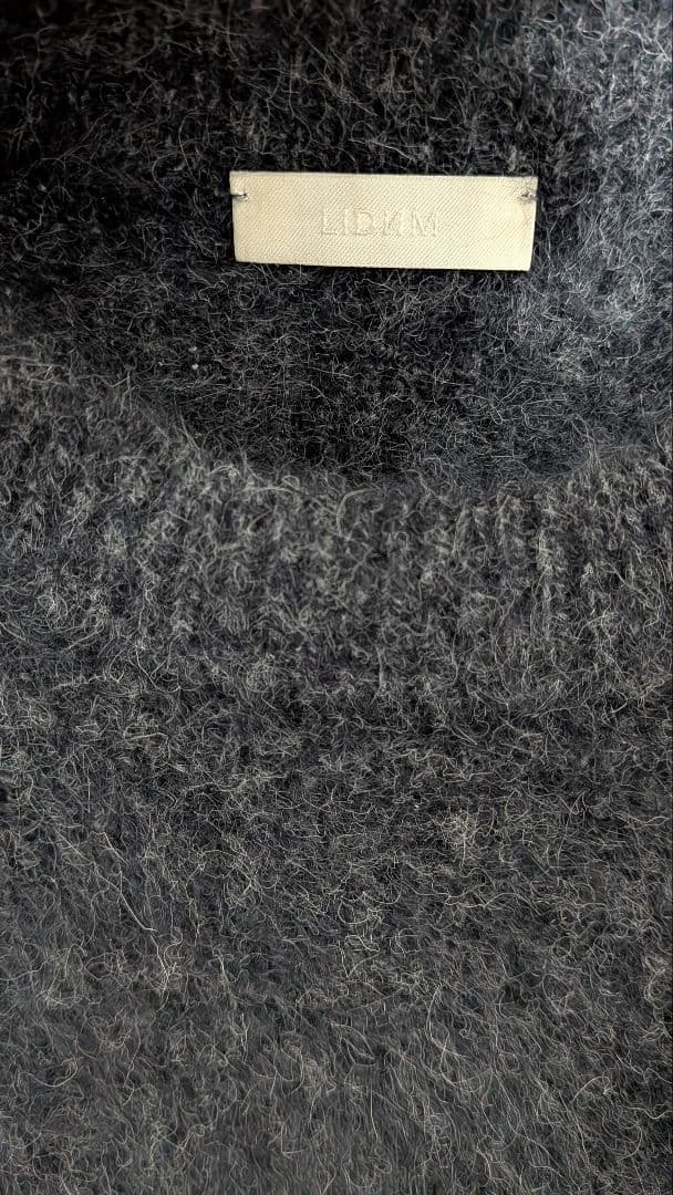 【LIDNM】24AW FOX CASHMERE KNIT Lサイズ