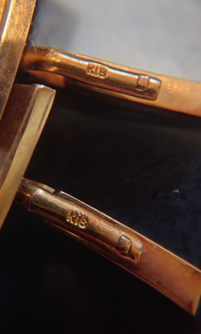 あ*3様 K18金 カフリンクス