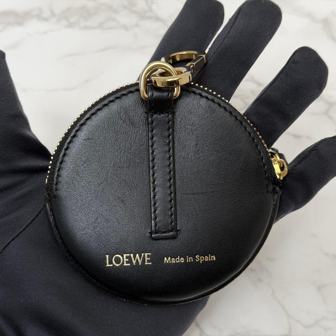 ロエベ リピート アナグラム クッキーチャーム ケース ネイビー