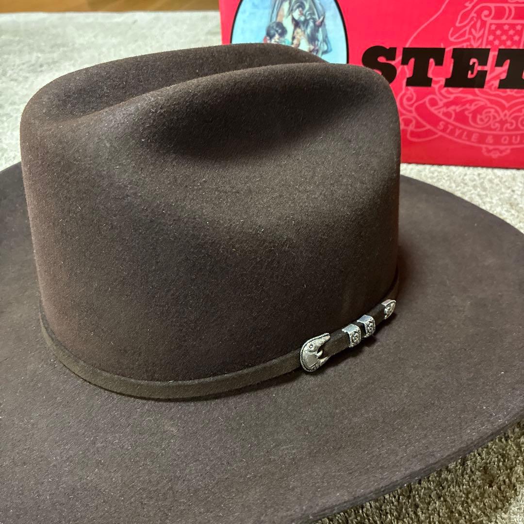 【新品未使用】STETSON BAR NONE BEAVER 7-5/8 箱