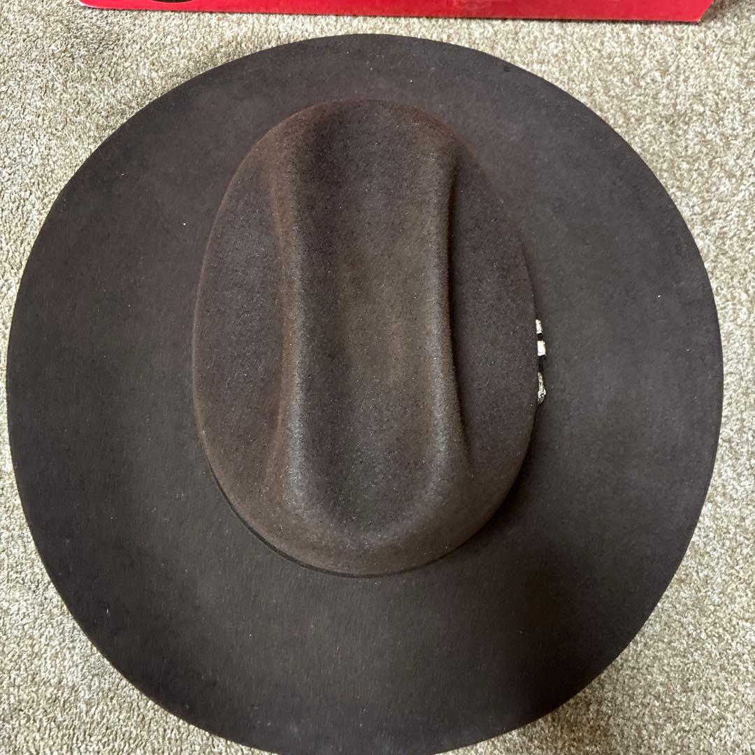 【新品未使用】STETSON BAR NONE BEAVER 7-5/8 箱