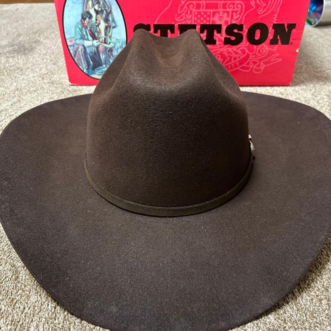 【新品未使用】STETSON BAR NONE BEAVER 7-5/8 箱