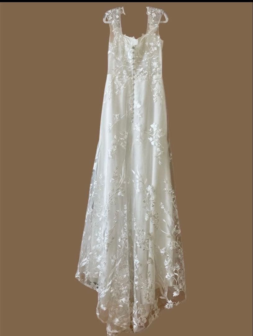 【あるくん】ドレスプロダクション刺繍レース ハートカット スレンダードレス