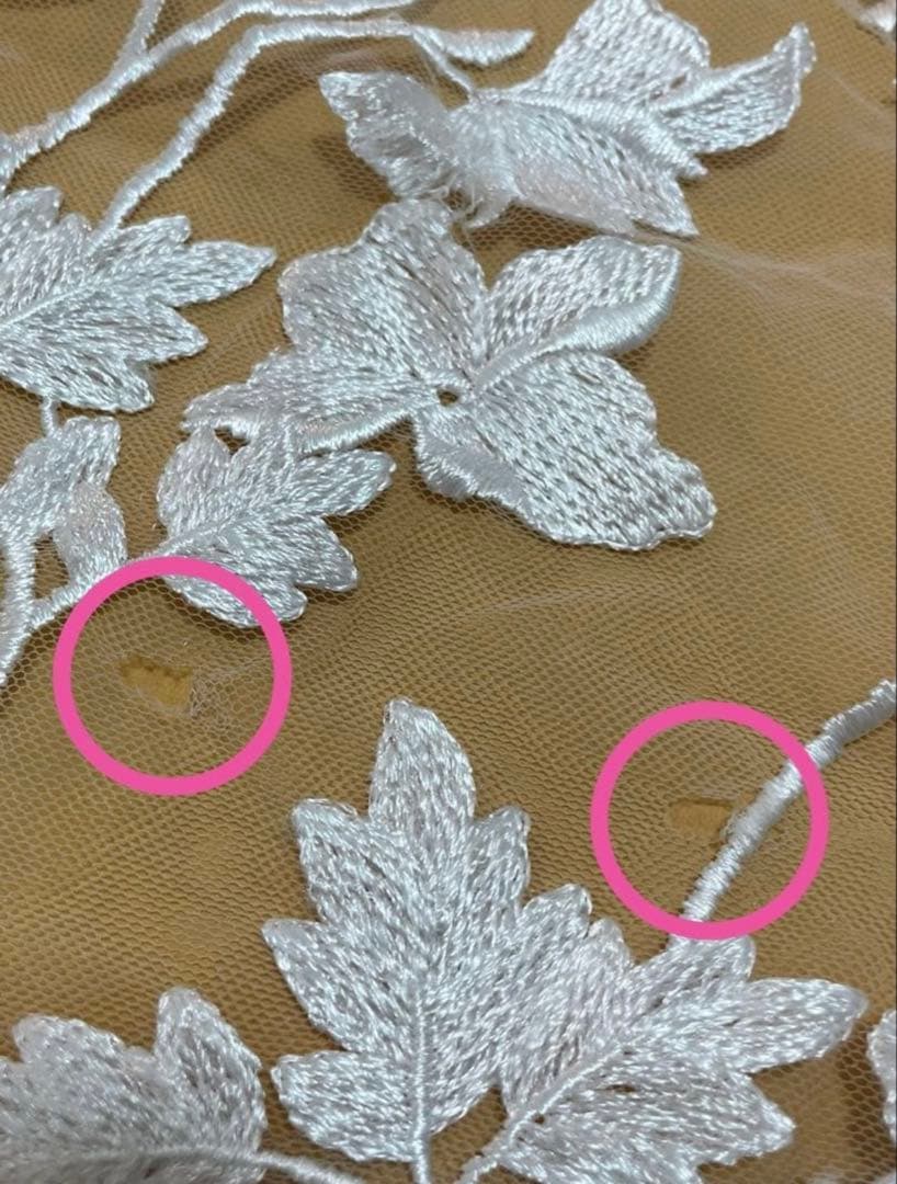 【あるくん】ドレスプロダクション刺繍レース ハートカット スレンダードレス